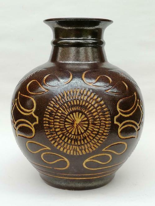 Beau vase en céramique - Bay Keramik - Allemand - c.1960/70, Antiquités & Art, Curiosités & Brocante, Enlèvement ou Envoi