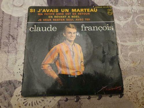 disque vinyl 45 tours Claude François ‎– Si J'avais Un Marte, CD & DVD, Vinyles | Pop, 1960 à 1980, Enlèvement ou Envoi