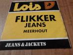 oude sticker lois flikker jeans meerhout