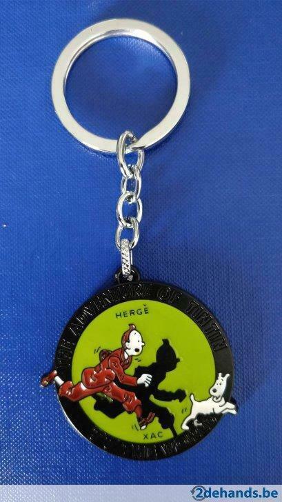 metalen sleutelhanger KUIFJE, Verzamelen, Overige Verzamelen