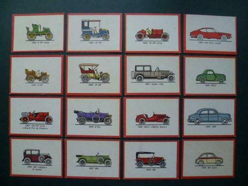 Chromos prenten plaatjes Monty Gum auto's oldtimer cars, Collections, Collections Autre, Utilisé, Enlèvement ou Envoi