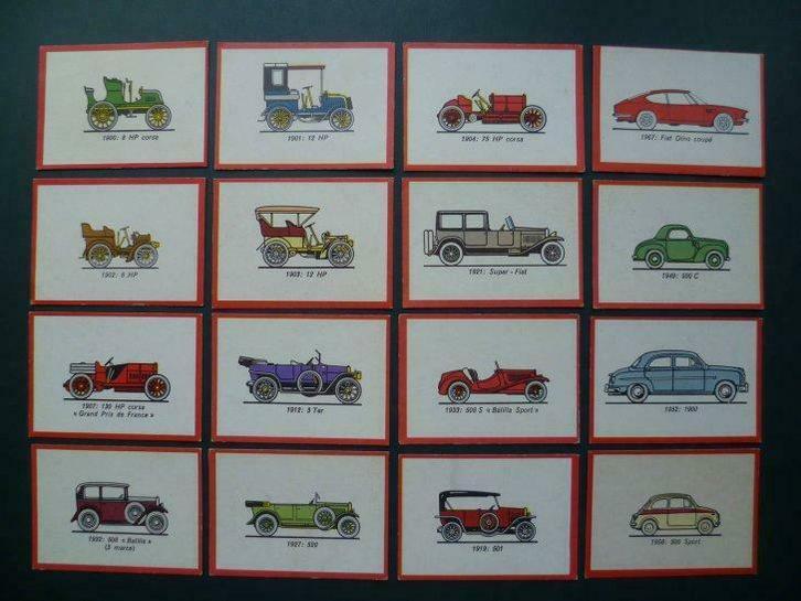 Chromos prenten plaatjes Monty Gum auto's oldtimer cars, Verzamelen, Overige Verzamelen, Gebruikt, Ophalen of Verzenden