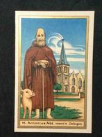 4p. Devotion de St. Antonius, Abbé - Surimpression d'or 1883, Collections, Enlèvement ou Envoi, Image pieuse