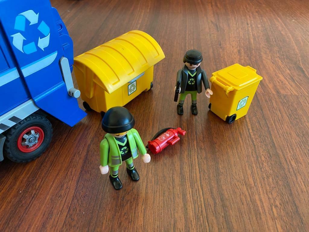 ② Playmobil 6110, camion poubelle avec conteneurs — Jouets