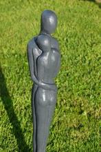 Paar naakten in gepatineerde steen, Tuin en Terras, Ophalen, Nieuw, Overige materialen, Overige typen