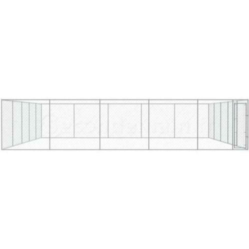 chenil 100 m² enclos chien xxl galva parc chien geant neuf, Dieren en Toebehoren, Honden-accessoires, Nieuw, Verzenden
