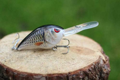 Kunstaas Natural Deep Roach 12,5 cm voor snoek vissen, Watersport en Boten, Hengelsport | Roofvissen, Nieuw, Overige typen, Ophalen of Verzenden