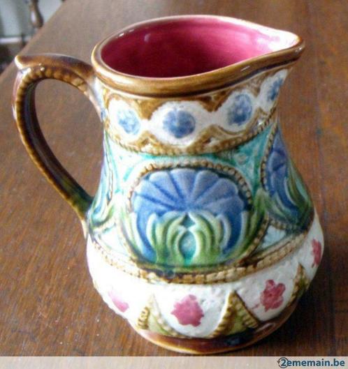 Pot à lait ancien - Faïencerie de Nimy - Art Déco, Antiquités & Art, Antiquités | Céramique & Poterie