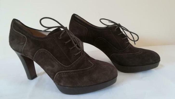 793A * Guglielmo ROTTA prachtige luxe lederen schoenen (38,5, Kleding | Dames, Schoenen, Zo goed als nieuw, Pumps, Zwart, Ophalen of Verzenden