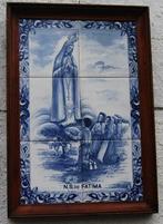 Religeuze kader in tegels N.S. Fatima, Antiek en Kunst, Ophalen of Verzenden