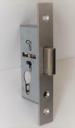 Serrure pêne dormant à cylindre– entrée 30mm, Ophalen of Verzenden, Nieuw, Inox, Overige typen