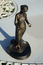 Statue en fonte patinée bronze (l'élégante), Maison & Meubles, Accessoires pour la Maison | Autre, Enlèvement ou Envoi, Neuf