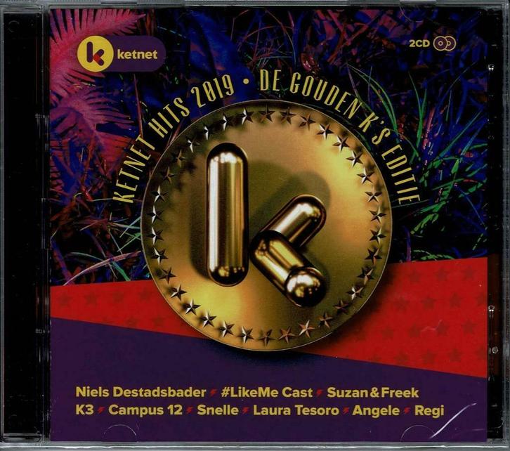2CD Ketnet Hits 2019 - De Gouden K's Editie (SEALED), Cd's en Dvd's, Cd's | Verzamelalbums, Nieuw in verpakking, Pop, Ophalen of Verzenden