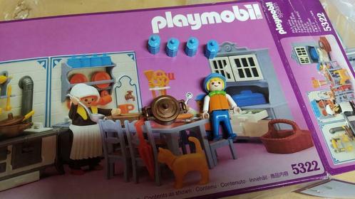 Playmobil 5322 Belle Epoque keuken Rosa 5300 huisset N1, Kinderen en Baby's, Speelgoed | Playmobil, Zo goed als nieuw, Verzenden