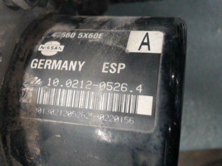 bloc abs  nissan navara  426605x60e 476605x60e, Autos : Pièces & Accessoires, Moteurs & Accessoires, Nissan, Utilisé