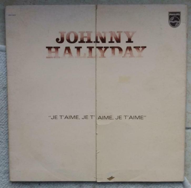 Johnny Halliday : 33T "je t'aime", CD & DVD, Vinyles | Rock, Enlèvement ou Envoi