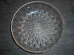 ancien grand plat en verre biseauté diamètre 25cm, Antiquités & Art, Antiquités | Verre & Cristal, Enlèvement