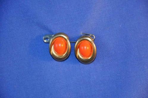 §  paire boucles d'oreilles clip de fantaisie  (n15), Bijoux, Sacs & Beauté, Boucles d'oreilles, Utilisé, Autres matériaux, Orange