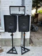 Set ampli + baffles Phonic, Comme neuf