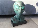 Statue beeld ALIEN BUSTE BUST UFO Extra-terrestre, Antiek en Kunst, Ophalen