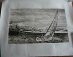 pentekening boot Guy Andries, Antiek en Kunst, Ophalen of Verzenden