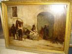 ca1884 André HENNEBICQ Grande huile / toile Orientalisme N-A, Antiquités & Art, Enlèvement