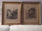Deux belles gravures de Roger HEBBELINCK, Antiek en Kunst, Ophalen