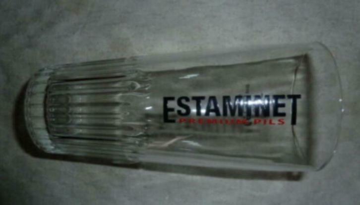 #D bier glas ESTAMINET Premium Pils 0,25L M12 Brouwerij Palm, Verzamelen, Glas en Drinkglazen, Nieuw, Bierglas, Ophalen of Verzenden