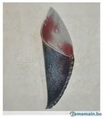 cornet floral faïence mauve, Antiek en Kunst