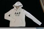 Witte dames sweater met kap 'Abercrombie & Fitch', Maat:S,, Wit, Ophalen of Verzenden, Maat 36 (S), Gedragen