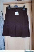 jupe brune courte Etam avec étiquette T. 36, Neuf