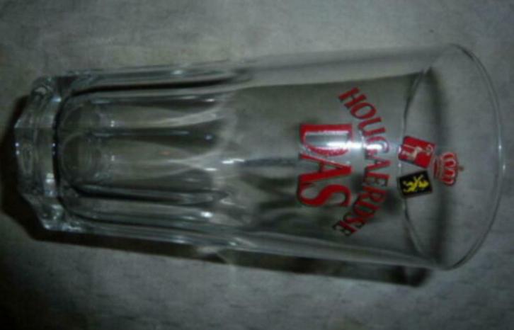#G Bier glas HOUGAERDSE DAS, Collections, Verres & Petits Verres, Neuf, Verre à bière, Enlèvement ou Envoi