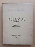 Paul Vanderborght - Hellade (Editions Labor, 1938), Ophalen of Verzenden