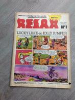 Relax - Nr 1 - Lucky Luke en Jolly Jumper - 1e druk - 1978, Comme neuf, Comics, Morris, Enlèvement ou Envoi