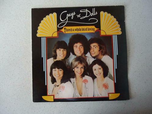 LP "Guys 'N' Dolls" There's A Whole Lot Of Loving anno 1975, CD & DVD, Vinyles | Pop, Utilisé, 1960 à 1980, 12 pouces, Enlèvement ou Envoi