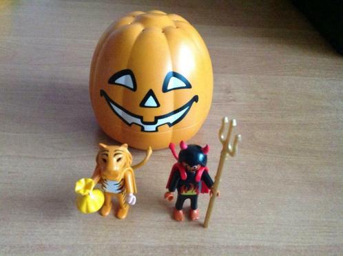 Playmobil Ref 4770 Citrouille Halloween diablotin et enfant, Kinderen en Baby's, Speelgoed | Playmobil, Gebruikt, Complete set