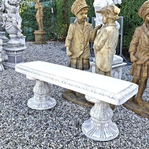 Betonnen rechte en halfronde banken Tuinset banken + tafel, Tuin en Terras, Tuinsets en Loungesets, Nieuw, Tuinset, Overige materialen