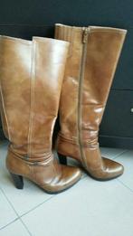 Cognac kleurige lederen lange laarzen Nero Giardini mt 36, Kleding | Dames, Schoenen, Hoge laarzen, Bruin, Verzenden, Nero Giardini