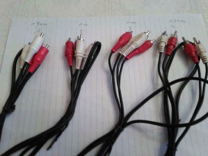 RCA Phono basic cables, Audio, Tv en Foto, Audiokabels en Televisiekabels, Nieuw, Ophalen of Verzenden