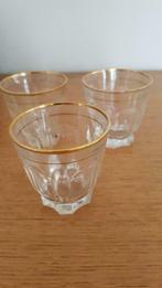 9 borrelglazen, Ophalen of Verzenden, Gebruikt, Glas of Glazen