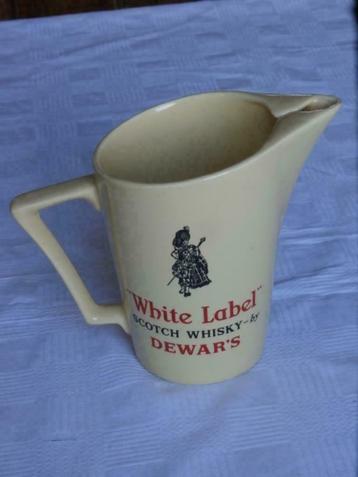 Pichet à eau "White lLabel" Scotch Whisky, Enlèvement ou Envoi, Utilisé, Ustensile