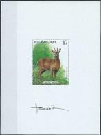 NA5-FR Projet non adopté - Nature Mammifères des Ardennes, Timbres & Monnaies, Timbres | Europe | Belgique, Enlèvement ou Envoi