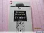 livre "un crime". georges bernanos., Enlèvement ou Envoi, Neuf
