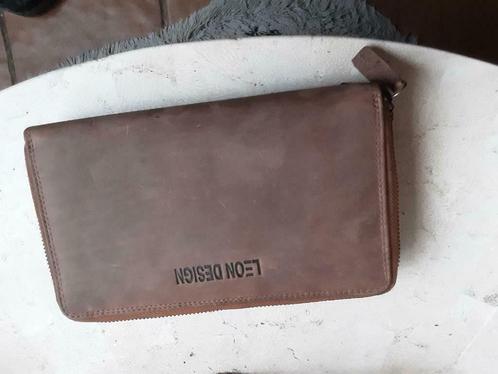 Partij van 100 stuks portemonnee  hunterleder, Handtassen en Accessoires, Portemonnees, Nieuw, Overige merken, Bruin, Leder, Ophalen of Verzenden
