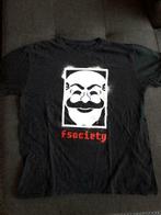 T-shirt Mr. Robot fsociety Large, Maat 52/54 (L), Ophalen of Verzenden, Zo goed als nieuw, Zwart