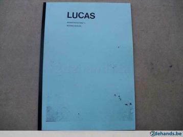 LUCAS bedradingsschema's boek voor oldtimer motoren, Enlèvement ou Envoi