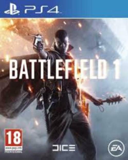 Jeu PS4 Battlefield 1., Consoles de jeu & Jeux vidéo, Jeux | Sony PlayStation 4, Comme neuf, Shooter, 1 joueur, À partir de 18 ans