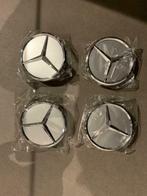 Mercedes naafdoppen centercaps 75mm set van 4, Auto-onderdelen, Ophalen of Verzenden