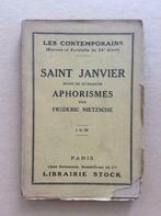 Frédéric Nietzsche - Saint Janvier (Stock N 38, 1923), Enlèvement ou Envoi