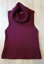 Pull col roulé bordeaux sans manche, Vêtements | Femmes, Enlèvement ou Envoi, Comme neuf, Taille 38/40 (M), Autres couleurs